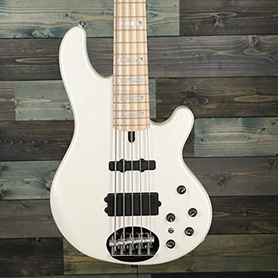 Lakland Skyline 55-02 Custom White Pearl Gloss 5-snarige elektrische basgitaar