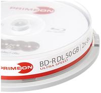 Primeon 2761311 Blu-ray BD-R DL disc 50 GB 10 stuk(s) Spindel Antikras-coating - thumbnail