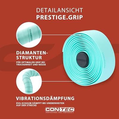 CONTEC stuurlint "prestige.grip ct bar tape prestige.grip 200mm turq.