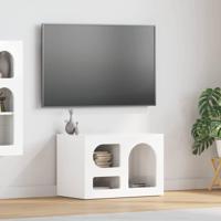 TV-kast Hoogglans wit 60 x 35 x 40 cm Bewerkt hout - thumbnail