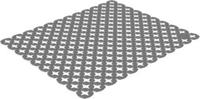 Rotho space wonder gootsteenmat 40x33.3x0.4 cm antraciet - thumbnail
