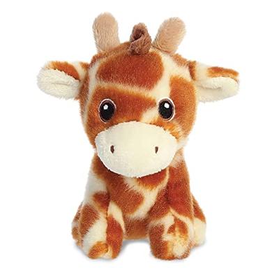 Eco Nation Pluchen knuffel - mini - giraffe - 13 cm Eco Nation Pluchen knuffel - mini - giraffe - 13 cm