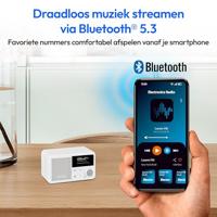 Mini Radio - MEDION - DAB/FM - Mono 2W RMS - Wit - thumbnail