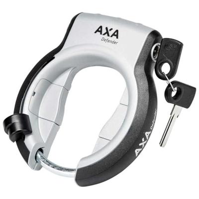 Axa defender - hoogwaardig frameslot (160mm) - fiets - art 12 - zilver/zwart