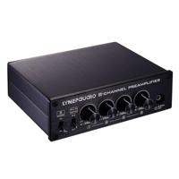 LINEPAUDIO B981 Pro 8-ch pre-versterker speaker distributeur Switcher speaker vergelijking signaal booster met volume regeling & oortelefoon/monitor - thumbnail