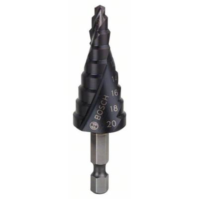 Bosch Accessories 2608588070 2608588070 HSS Getrapte boor Gezamenlijke lengte 70.5 mm TiAIN 1/4 (6.3 mm) 1 stuk(s)