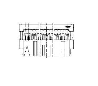 TE Connectivity 1-215911-0 Female connector Totaal aantal polen 10 Aantal rijen 2 1 stuk(s)