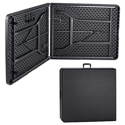 Tuintafel Zwart Polyrattan Look 180x75x73cm opvouwbaar