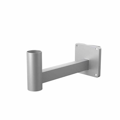 Wandsteun muursteun 60mm voor paal top armatuur zilver