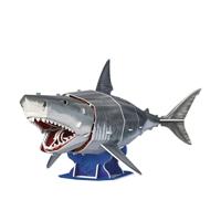 Puzzle 3D - Grande squalo bianco - Gioco di costruzioni - EXPLORA - 72 pezzi - Da 8 anni in su - thumbnail