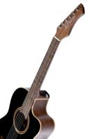Ortega Performer Series RCE238SN-BKT Full-Size Guitar Black elektrisch-akoestische klassieke gitaar met gigbag - thumbnail