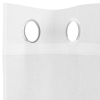 VidaXL Gordijnen voile met doorvoertules 2 st wit VidaXL Gordijnen voile met doorvoertules 2 st wit