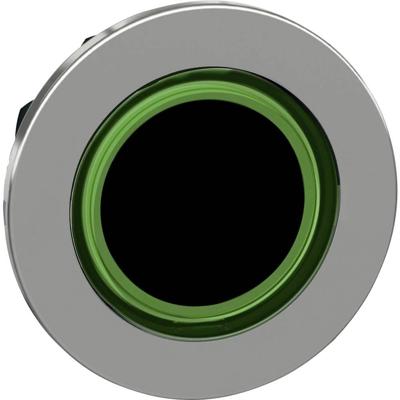 Schneider Electric ZB4FW933 ZB4FW933 Plat, Terugstelbaar (Ø) 30.5 mm Zonder markering Chroom, Groen 1 stuk(s)