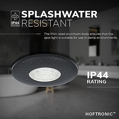 Set van 4 Pavo - Platte LED ipbouwspots met lage inbouwdiepte 12mm - 3 Watt 300 Lumen - 2700K Warm wit - Dimbaar - Rond - Meubelspot - IP44 waterdicht - Zwart Set van 4 Pavo - Platte LED ipbouwspots met lage inbouwdiepte 12mm - 3 Watt 300 Lumen - 2700K Warm wit - Dimbaar - Rond - Meubelspot - IP44 waterdicht - Zwart