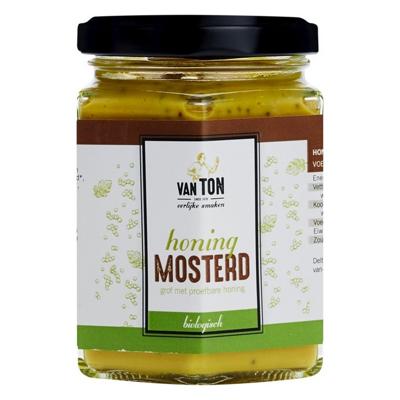 Van Ton Mosterd honing bio (170 gr)
