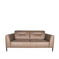 LABEL51 2,5-zits Bank 'Napoli' Microfiber, kleur Taupe - thumbnail