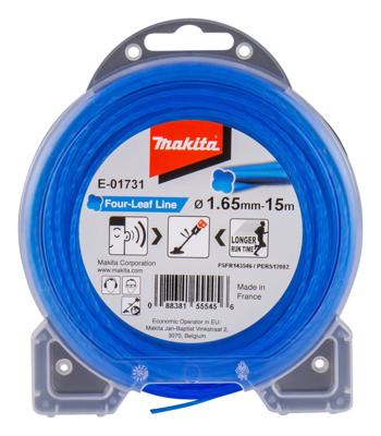 Makita Maaidraad 1,65x15 meter blauw - E-01731 Makita Maaidraad 1,65x15 meter blauw - E-01731