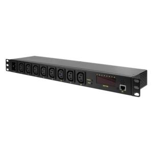 LogiLink PDU8P01 19 inch Stekkerdoos voor patchkast 1 HE Apparaatcontactdoos C13 10A Vast inbouw Zwart LogiLink PDU8P01 19 inch Stekkerdoos voor patchkast 1 HE Apparaatcontactdoos C13 10A Vast inbouw Zwart