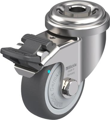 Blickle LRXA-PATH 50KFD-FI Zwenkwiel met rem Wieldiameter: 50 mm Draagvermogen (max.): 75 kg 1 stuk(s)