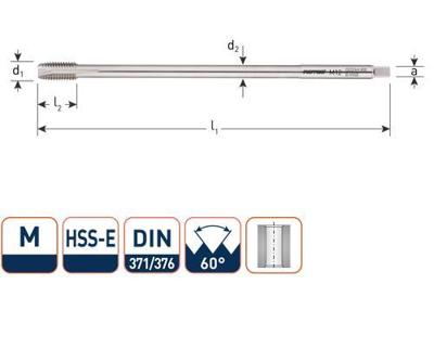 Rotec HSSE M.Tap DIN 357 M 8 x 1,25 - 3500800
