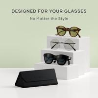 Satechi FindAll vegan-leather glasses case with Find My - Black - thumbnail