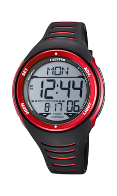 Horlogeband Calypso K5807-3 Kunststof/Plastic Zwart