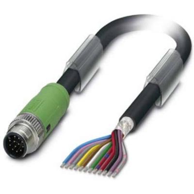 Phoenix Contact 1430048 Sensor/actuator connector, geassembleerd M12 Aantal polen (sensoren): 12 Stekker, recht 1.50 m 1 stuk(s) Phoenix Contact 1430048 Sensor/actuator connector, geassembleerd M12 Aantal polen (sensoren): 12 Stekker, recht 1.50 m 1 stuk(s)
