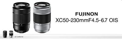Fujifilm XC 50-230mm F/4.5-6.7 OIS II zwart Fujinon eqv. 75-345mm