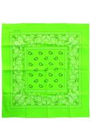 Bandana fluor groen - thumbnail