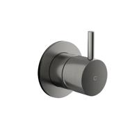 Inbouw Stopkraan Hotbath Cobber 1-hendel Verouderd IJzer (Koud) - thumbnail