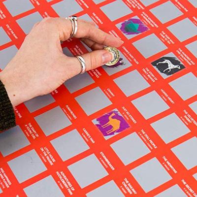 Gift Republic Kraskaart Poster - 100 Kinderboeken