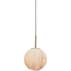 its about RoMi Hanglamp 'Carrara' 22cm, Marmerlook, kleur Wit