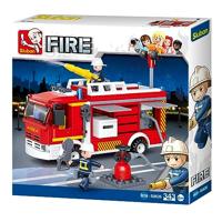 Sluban Fire Truck bouwstenen set (M38-B0626) - thumbnail