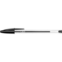 BIC 942911 Balpen (wegwerp) Cristal Zwart 0.4 mm Onuitwisbaar: Ja 100 stuk(s) - thumbnail