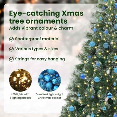 VidaXL Kunstkerstboom met 300 led met standaard groen 210 cm pe en pvc
