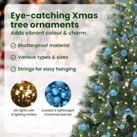 Kunstkerstboom met 300 LED met standaard Groen 210 cm PE en PVC - thumbnail