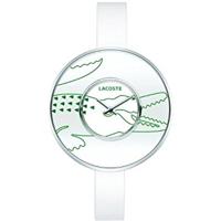 Lacoste horlogeband 2000544 / 2000543 Leder Wit 10mm - thumbnail