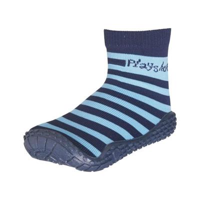 Playshoes zwemsokken Streep Marine Lichtblauw-30-31