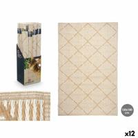 Tapijt GiftDecor EXAG-1005 Wit Beige Polypropyleen 120 x 180 cm (12 Stuks) - thumbnail