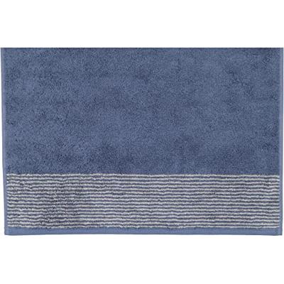 Cawö Cawo Two-Tone Badhanddoek Nachtblau 80x150