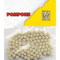 Nellie's Choice • pompoms mini 3mm 100stuks/pkg col. md-1912 ecru - thumbnail