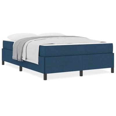 Boxspring bed Blauw en Zwart 160 x 200 cm