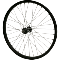 Hzb voorwiel 20 inch etrto 406 aluminium zwart vaste as - thumbnail