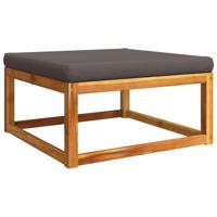 6-delige Loungeset met kussens massief acaciahout - thumbnail