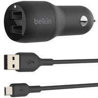 Belkin CCE002BT1MBK oplader voor mobiele apparatuur Zwart Auto - thumbnail