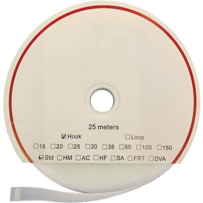 FASTECH® T0102500000325 Klittenband Om vast te plakken Hotmelt Haakdeel (l x b) 25000 mm x 25 mm Wit 25 m FASTECH® T0102500000325 Klittenband Om vast te plakken Hotmelt Haakdeel (l x b) 25000 mm x 25 mm Wit 25 m