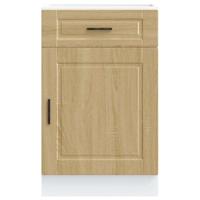 Keuken onderkast "Porto" bewerkt hout sonoma eikenkleurig - thumbnail