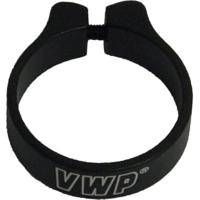 VWP zadelpenklem 34,9mm inbusbout aluminium zwart - thumbnail