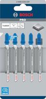 Bosch Accessories 2608634237 Decoupeerzaagblad T 118 EOF Flexible for Metal, verpakking van 5 stuks 5 stuk(s) - thumbnail
