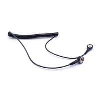 Quadrios ESD-aardingskabel 1.80 m Drukknop 10 mm, Drukknop 4 mm - thumbnail